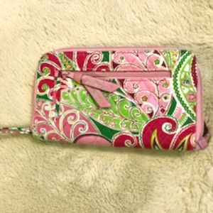 Lg Vera Bradley Zip Around Wallet NWOT